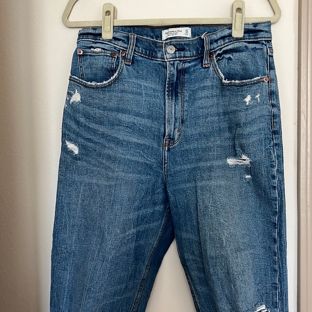 Abercrombie Ankle Straight Jeans
